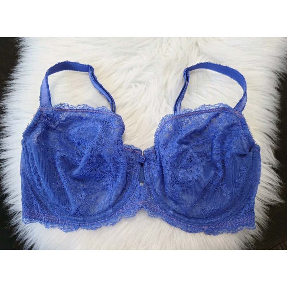 Wacoal Bra Size 36DD Lace Balconette Unlined Underwire Adjustable 851155